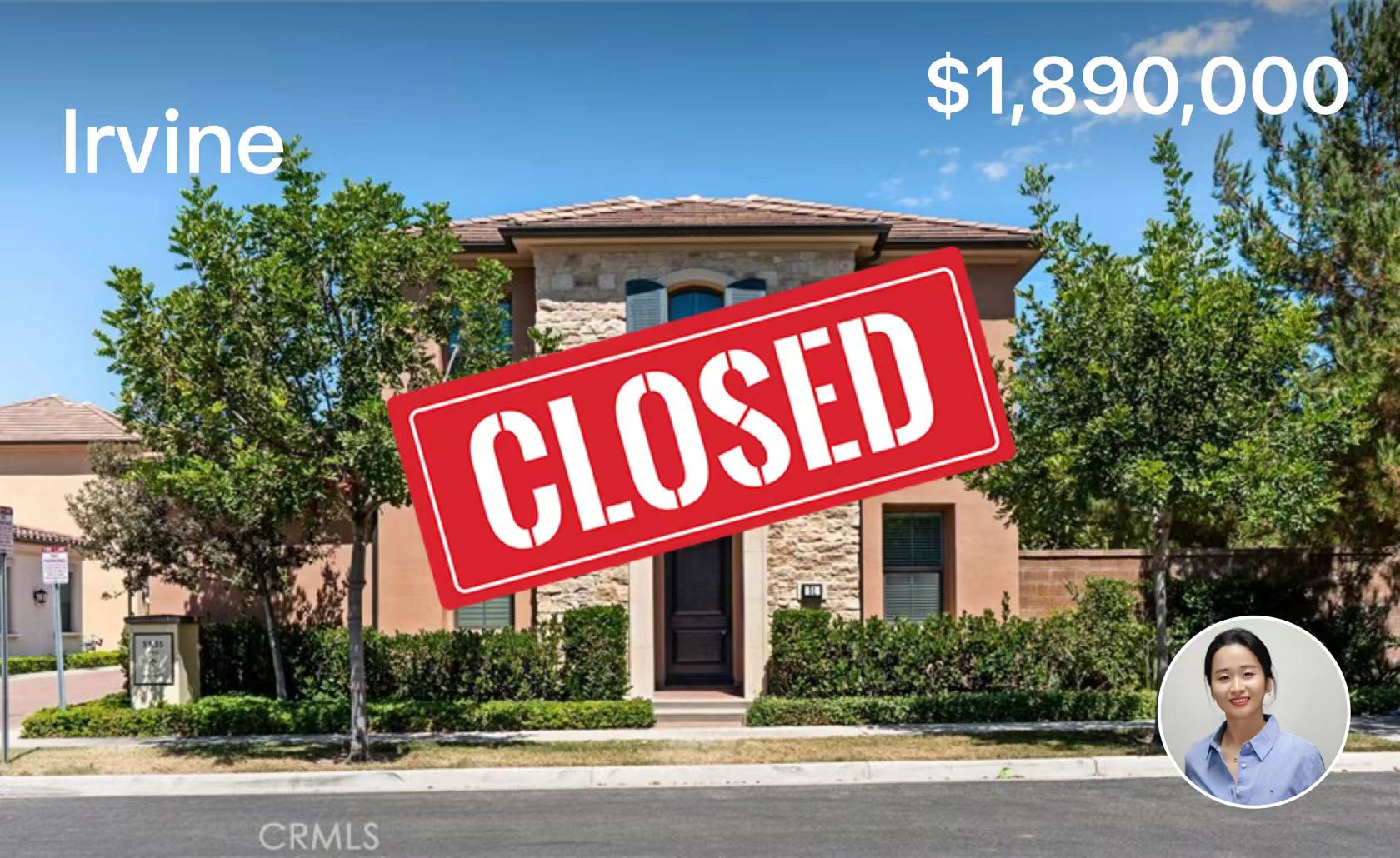 Irvine · Closed — Nana Huang transaction poster