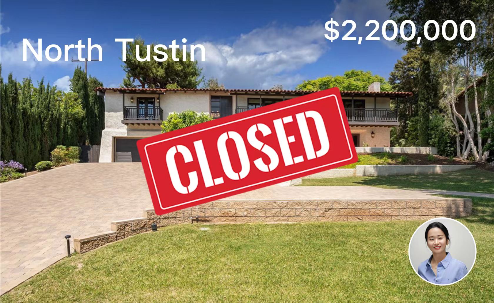 North Tustin · Closed — Nana Huang transaction poster