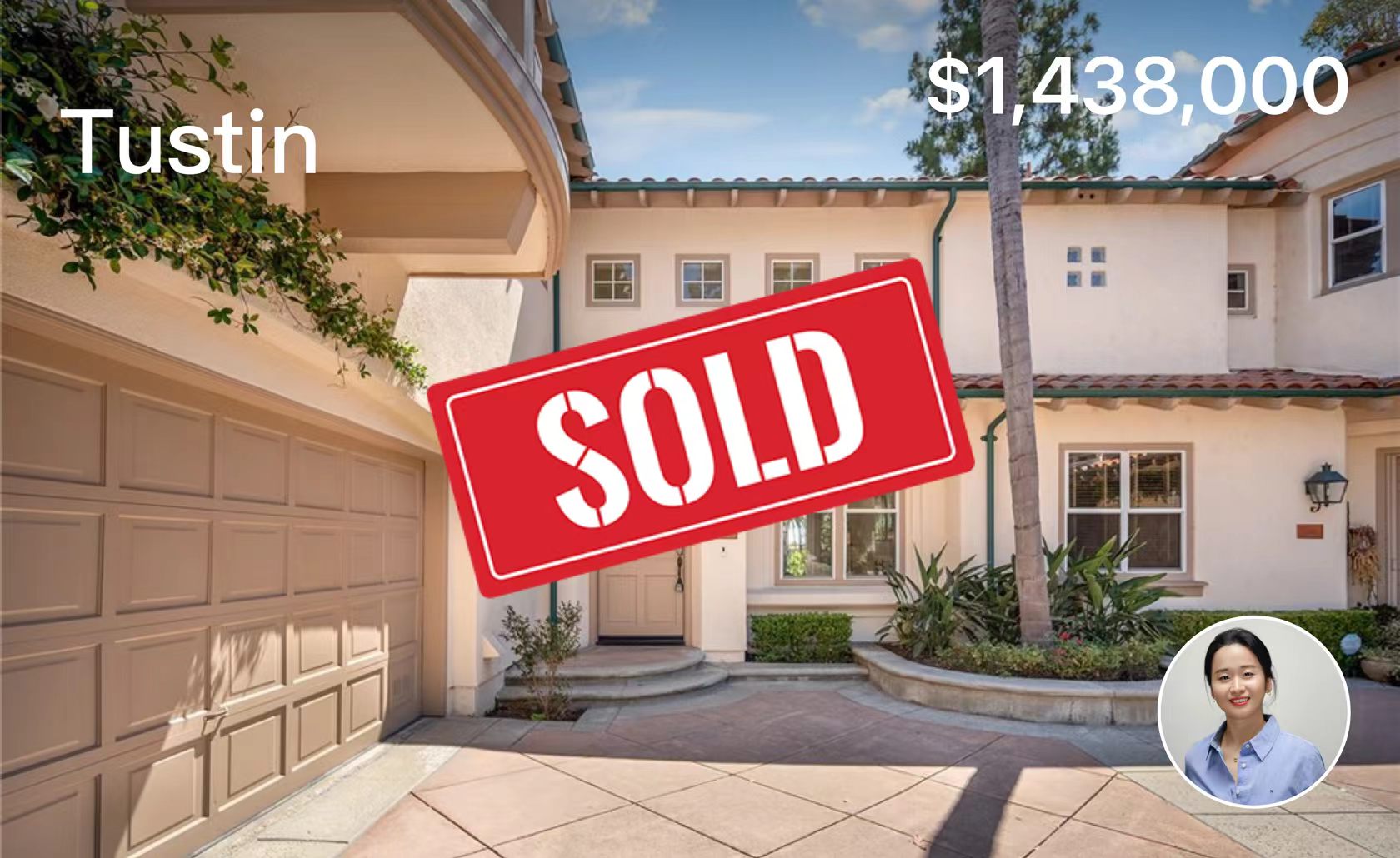 Tustin · Sold — Nana Huang transaction poster