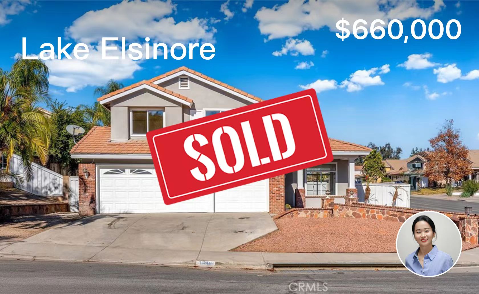 Lake Elsinore · Sold — Nana Huang transaction poster