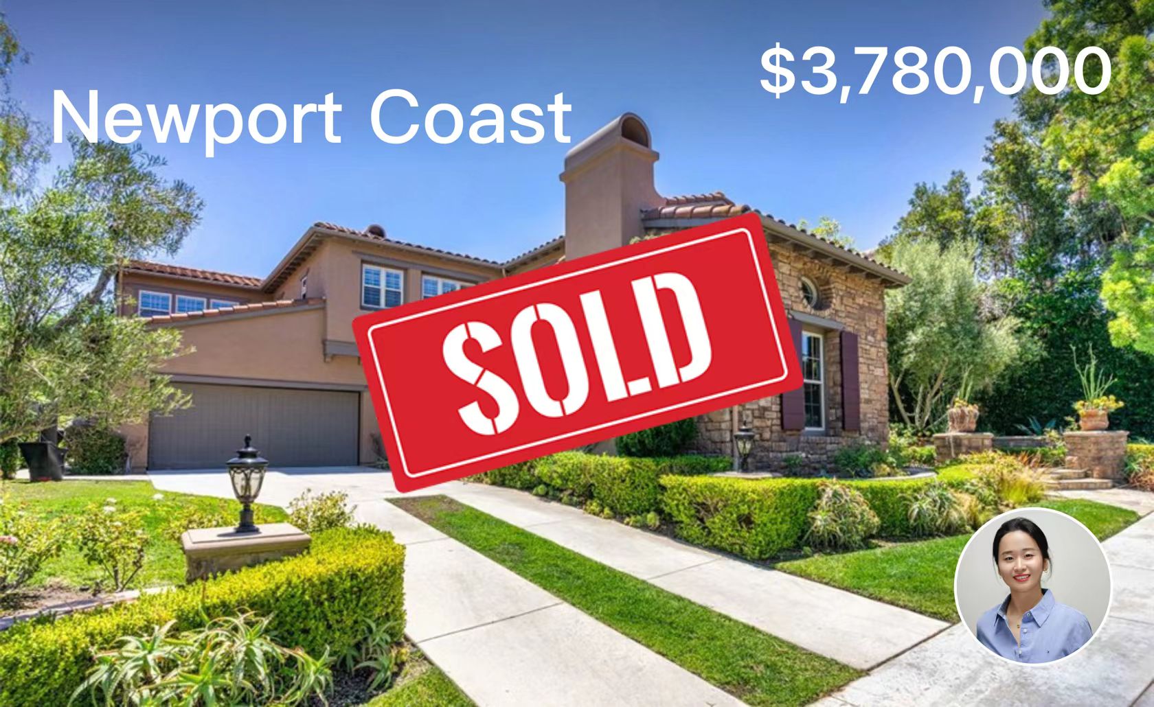 Newport Coast · Sold — Nana Huang transaction poster